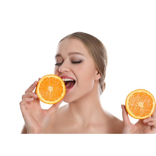 Szájápoló krém narancsos tégelyben 
