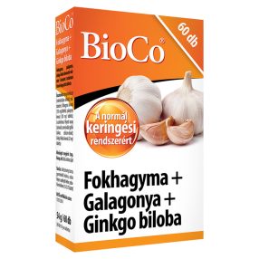 BioCo Fokhagyma + Galagonya + Ginkgo biloba 60 db