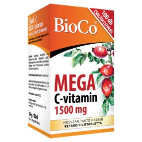 BioCo MEGA C-vitamin 1500 mg RETARD filmtabletta 100 db