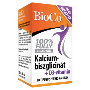 BioCo Kalcium-biszglicinát + D3-vitamin filmtabletta 90 db